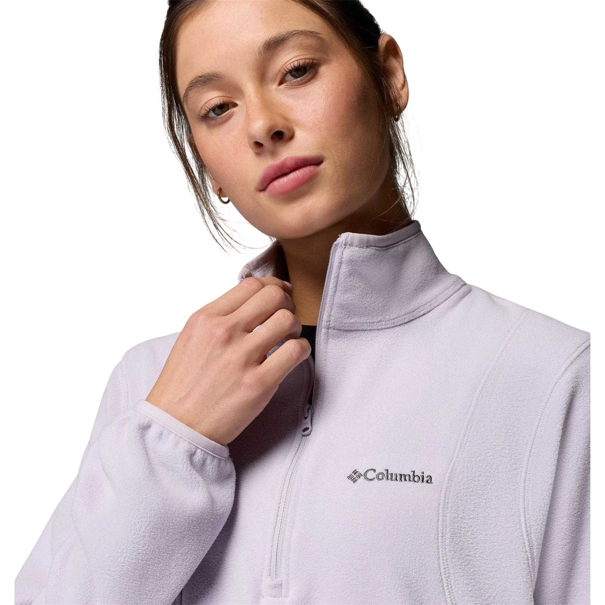 Lavender - Side - Columbia Womens-Ladies Valley Fleece Top