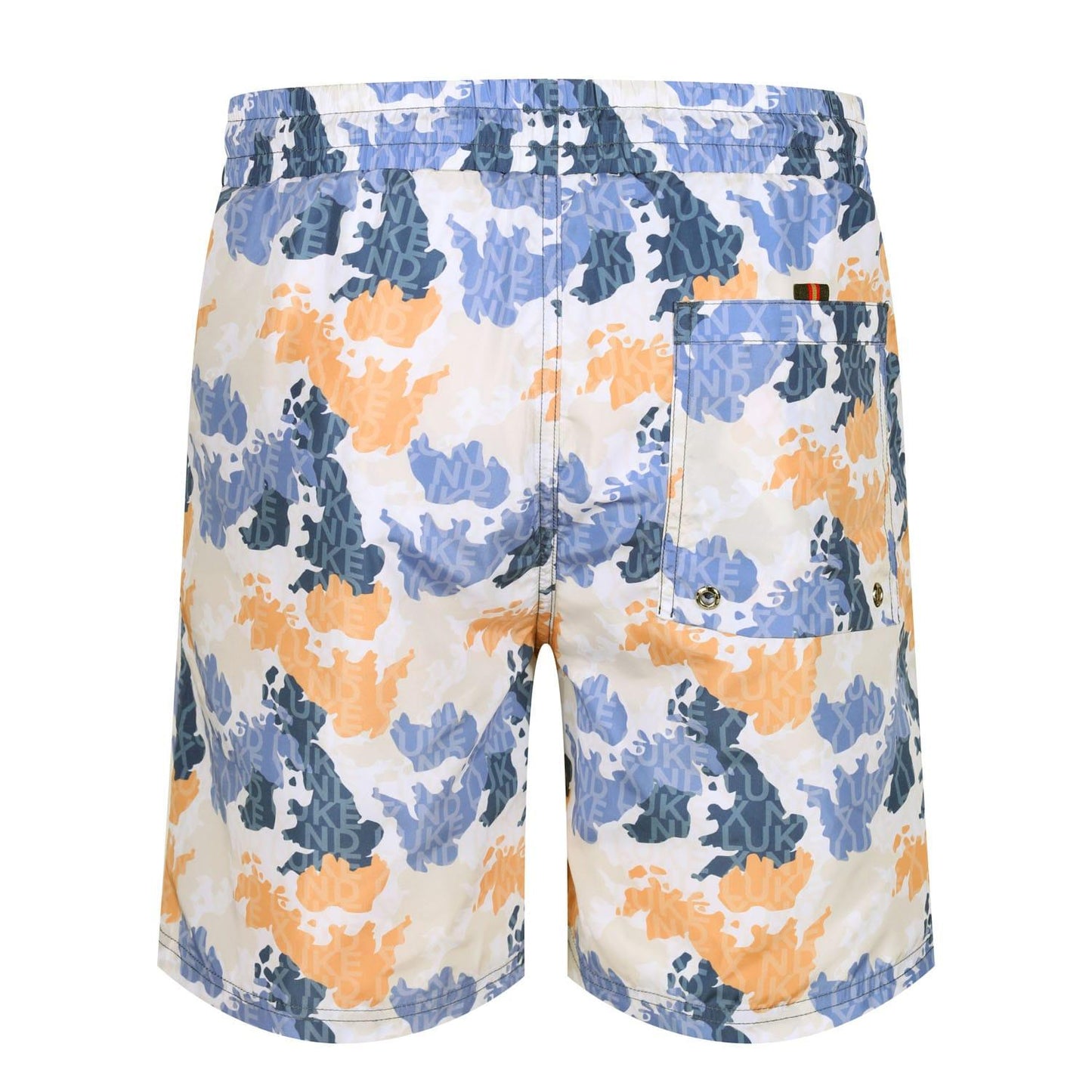 Multicoloured - Back - Luke 1977 Mens Palma Swim Shorts