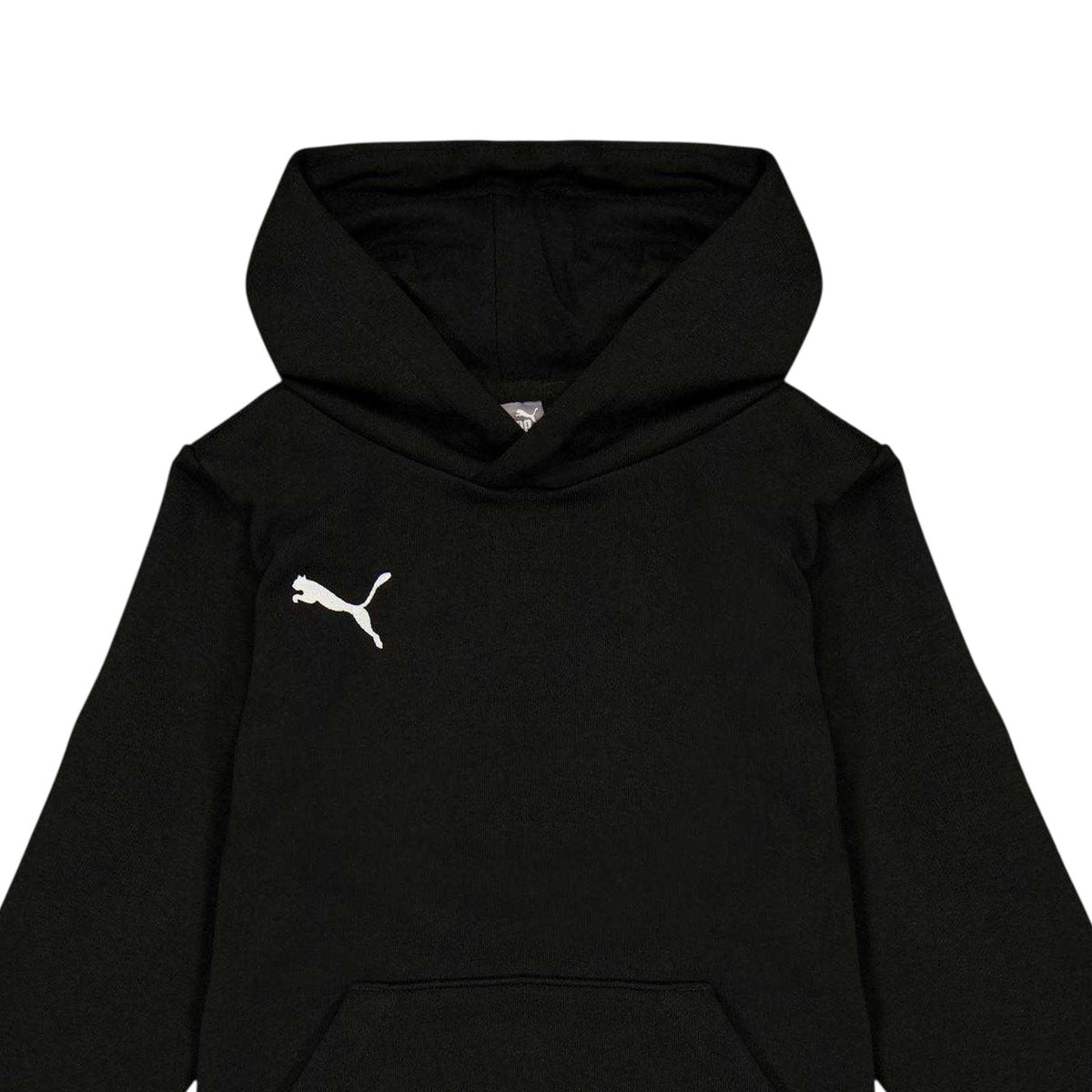 Puma Black - Side - Puma Childrens-Kids TeamGoal 23 Casuals Hoodie