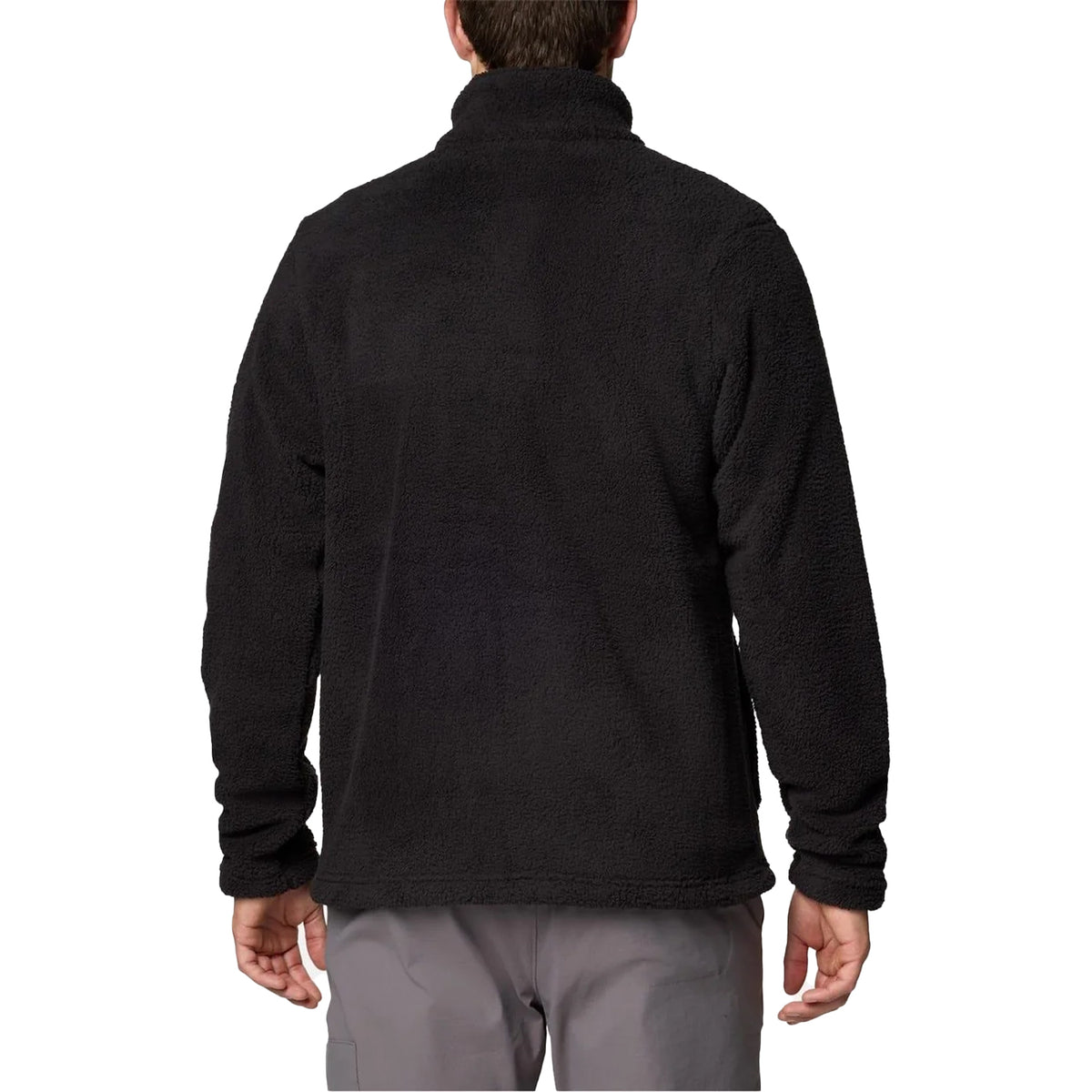 Black - Back - Columbia Mens Thornhead Full Zip Fleece