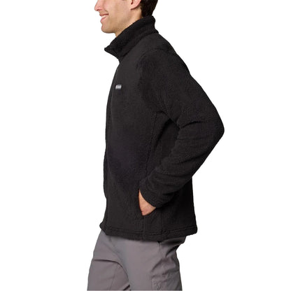 Black - Side - Columbia Mens Thornhead Full Zip Fleece