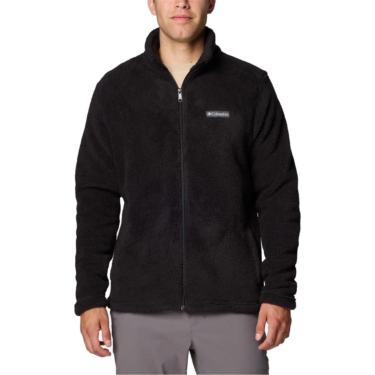 Black - Front - Columbia Mens Thornhead Full Zip Fleece
