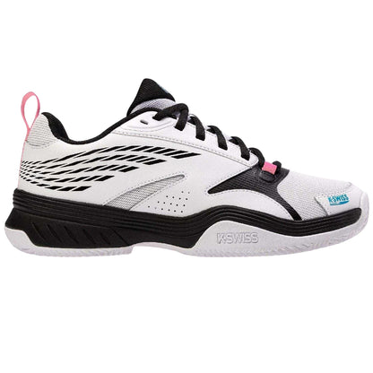 White - Front - K-Swiss Womens-Ladies SpeedEx Mesh Trainers