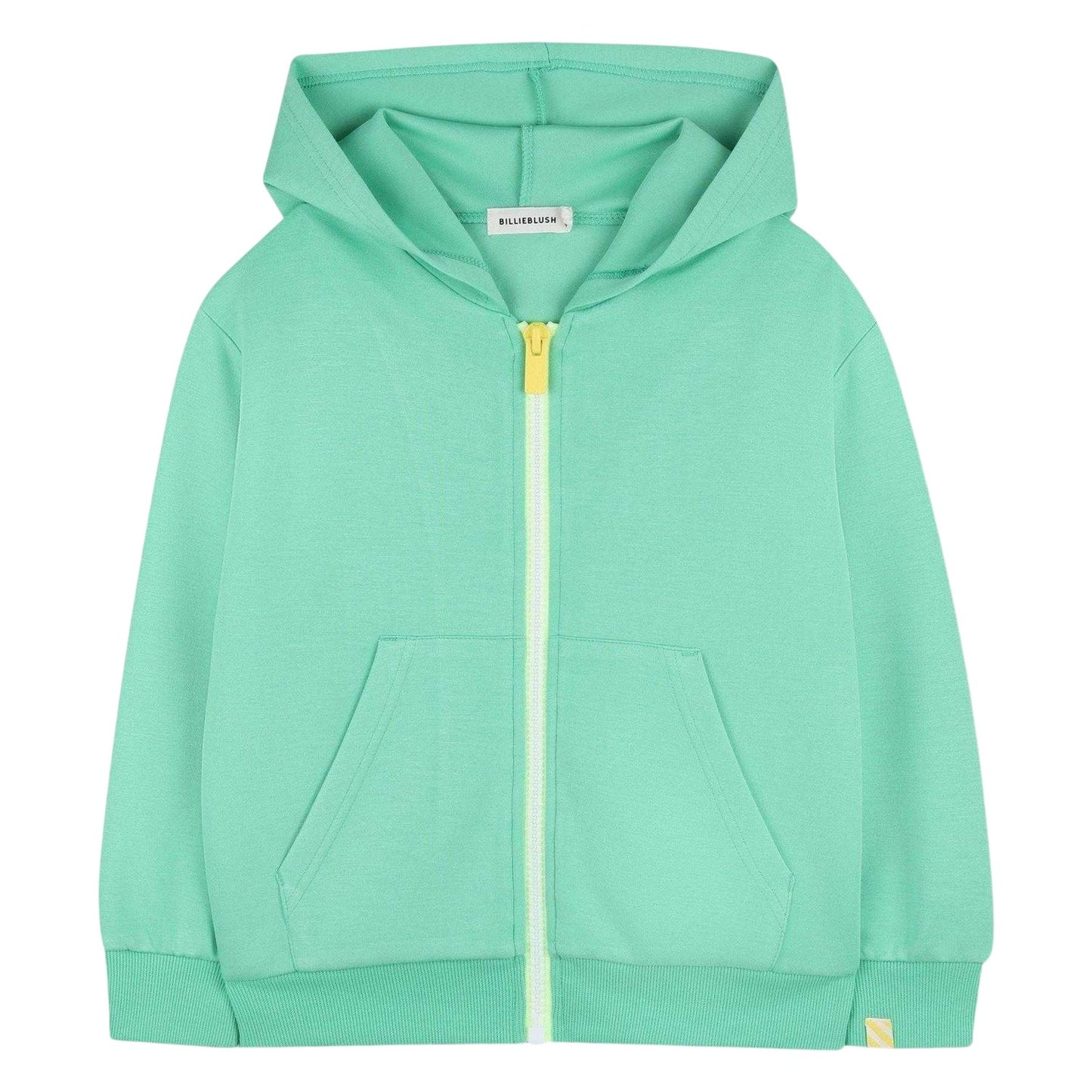 Green - Front - Billieblush Childrens-Kids Graphic Print Full Zip Hoodie