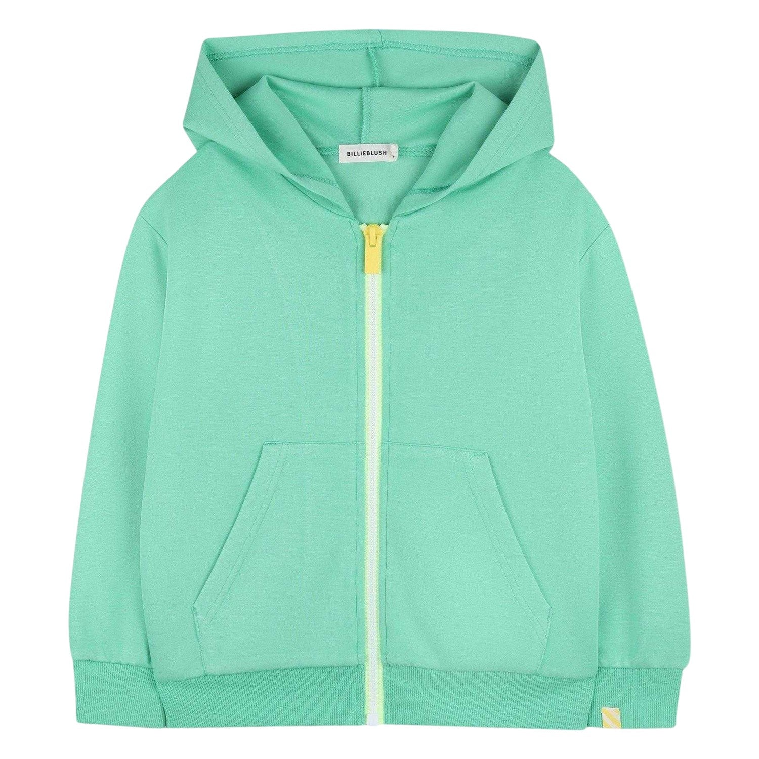 Green - Front - Billieblush Childrens-Kids Graphic Print Full Zip Hoodie