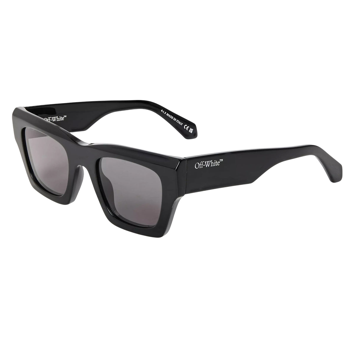 Dark Grey - Front - Off White Womens-Ladies Davie Square Frame Sunglasses