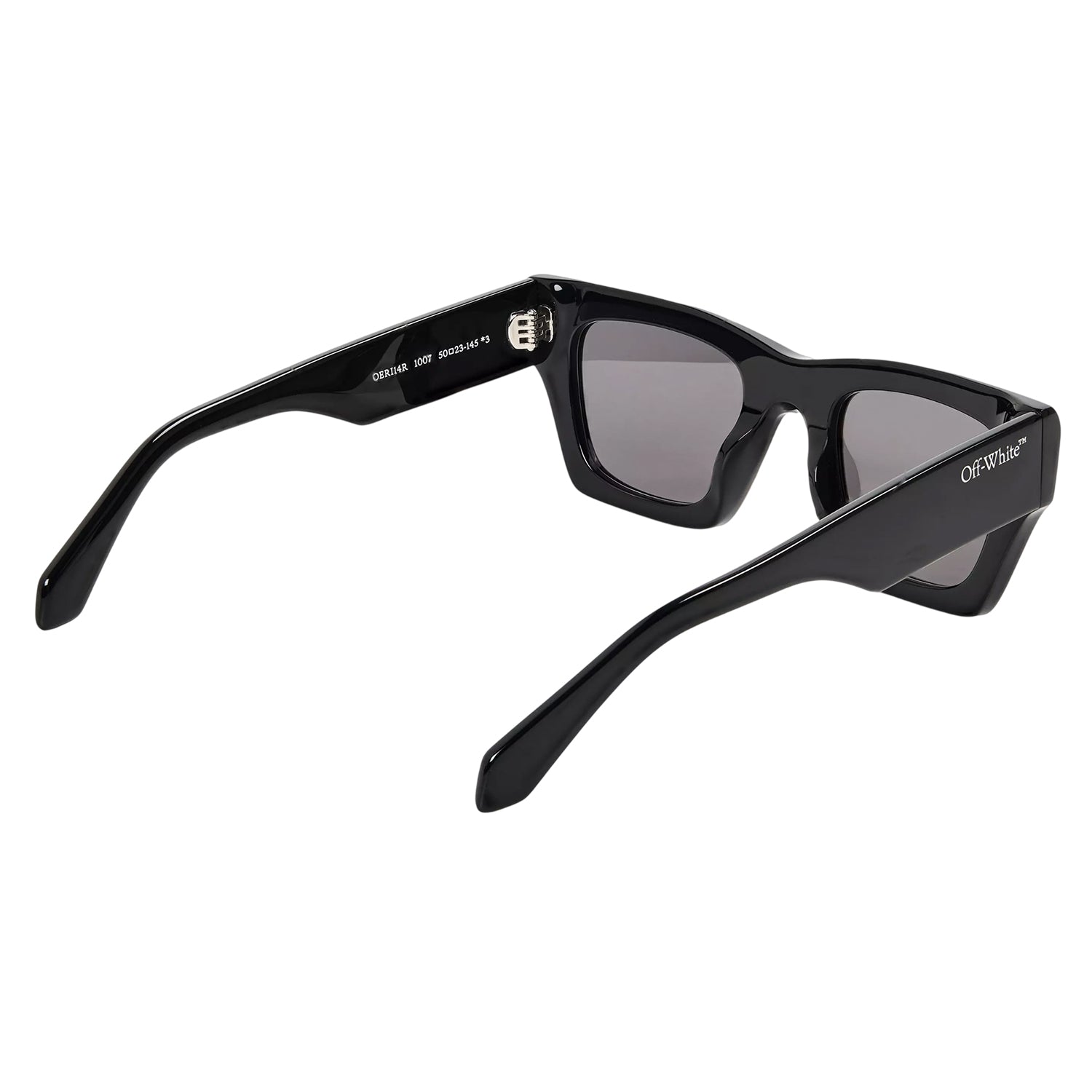 Dark Grey - Side - Off White Womens-Ladies Davie Square Frame Sunglasses