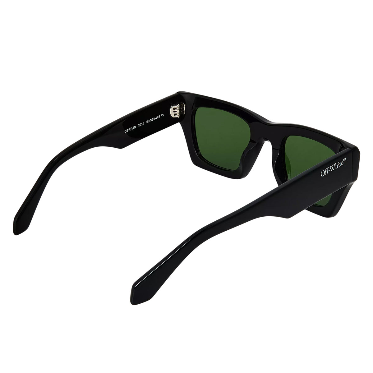 Green - Back - Off White Womens-Ladies Davie Square Frame Sunglasses