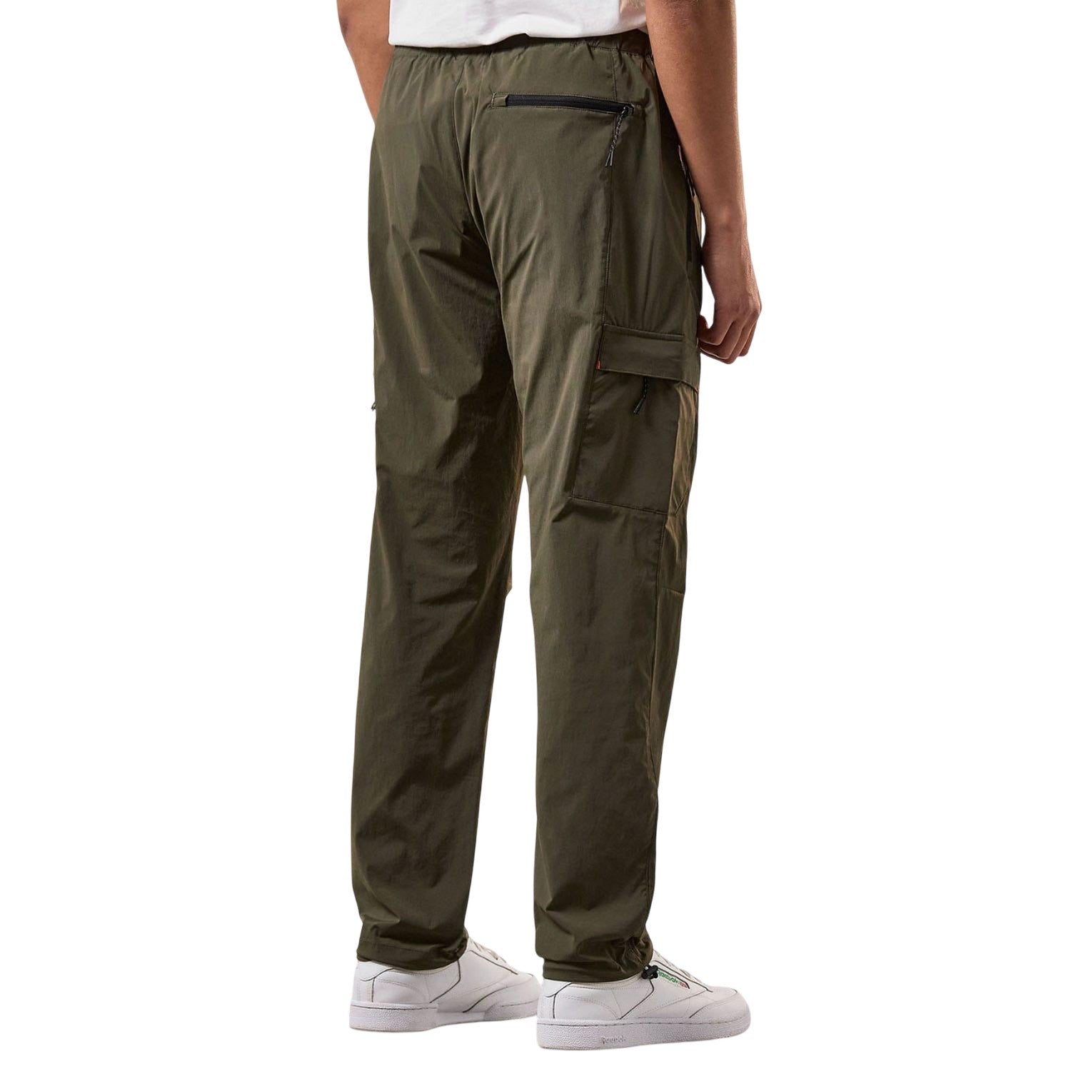 Green - Back - Weekend Offender Mens Tulum Technical Combat Trousers