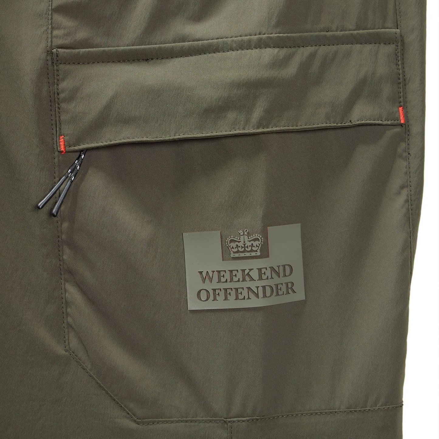 Green - Side - Weekend Offender Mens Tulum Technical Combat Trousers