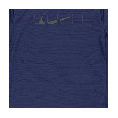 Midnight Navy - Side - Nike Childrens-Kids Competition T-Shirt