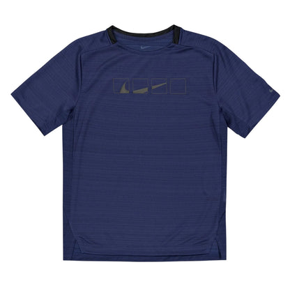 Midnight Navy - Front - Nike Childrens-Kids Competition T-Shirt
