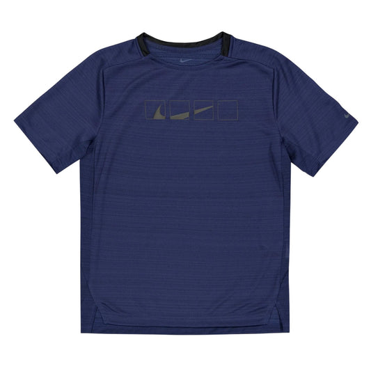 Midnight Navy - Front - Nike Childrens-Kids Competition T-Shirt