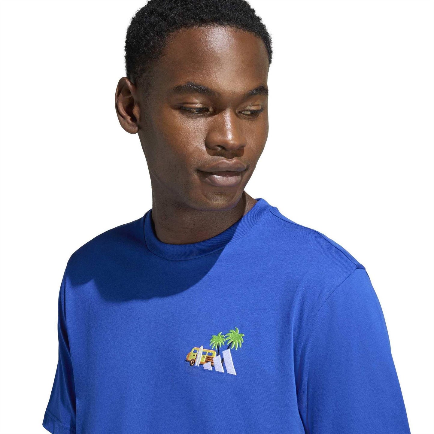 Team Royal Blue - Side - Adidas Mens Surf T-Shirt