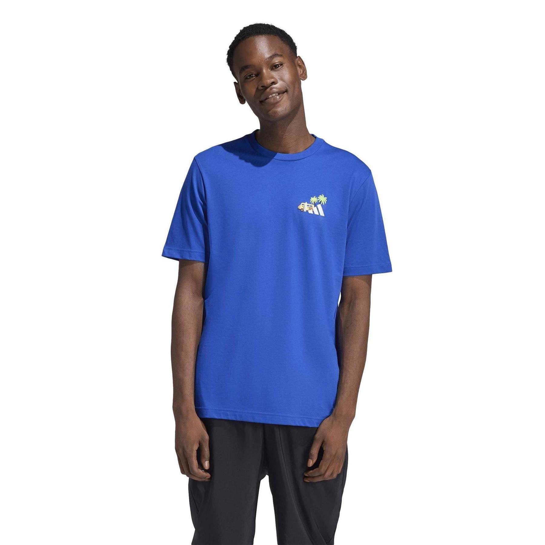 Team Royal Blue - Pack Shot - Adidas Mens Surf T-Shirt