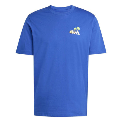 Team Royal Blue - Front - Adidas Mens Surf T-Shirt
