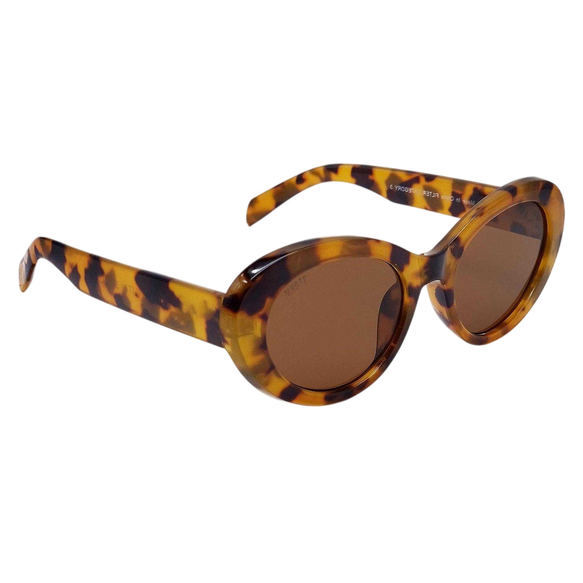 Tortoiseshell - Back - Storm Womens-Ladies Oval Sunglasses