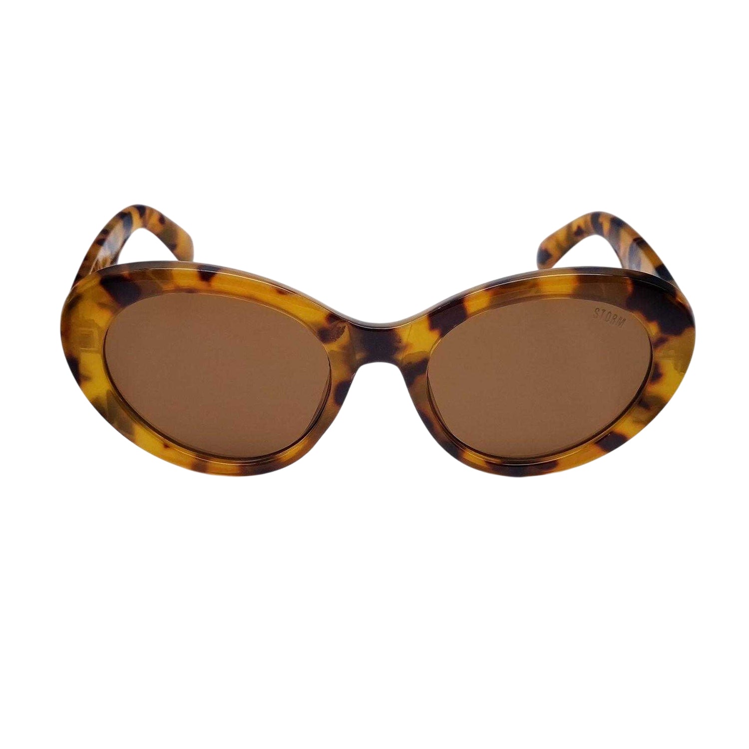Tortoiseshell - Front - Storm Womens-Ladies Oval Sunglasses
