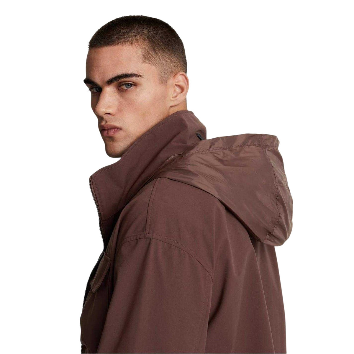 Red - Side - Lyle & Scott Mens 3 Pocket Soft Shell Jacket