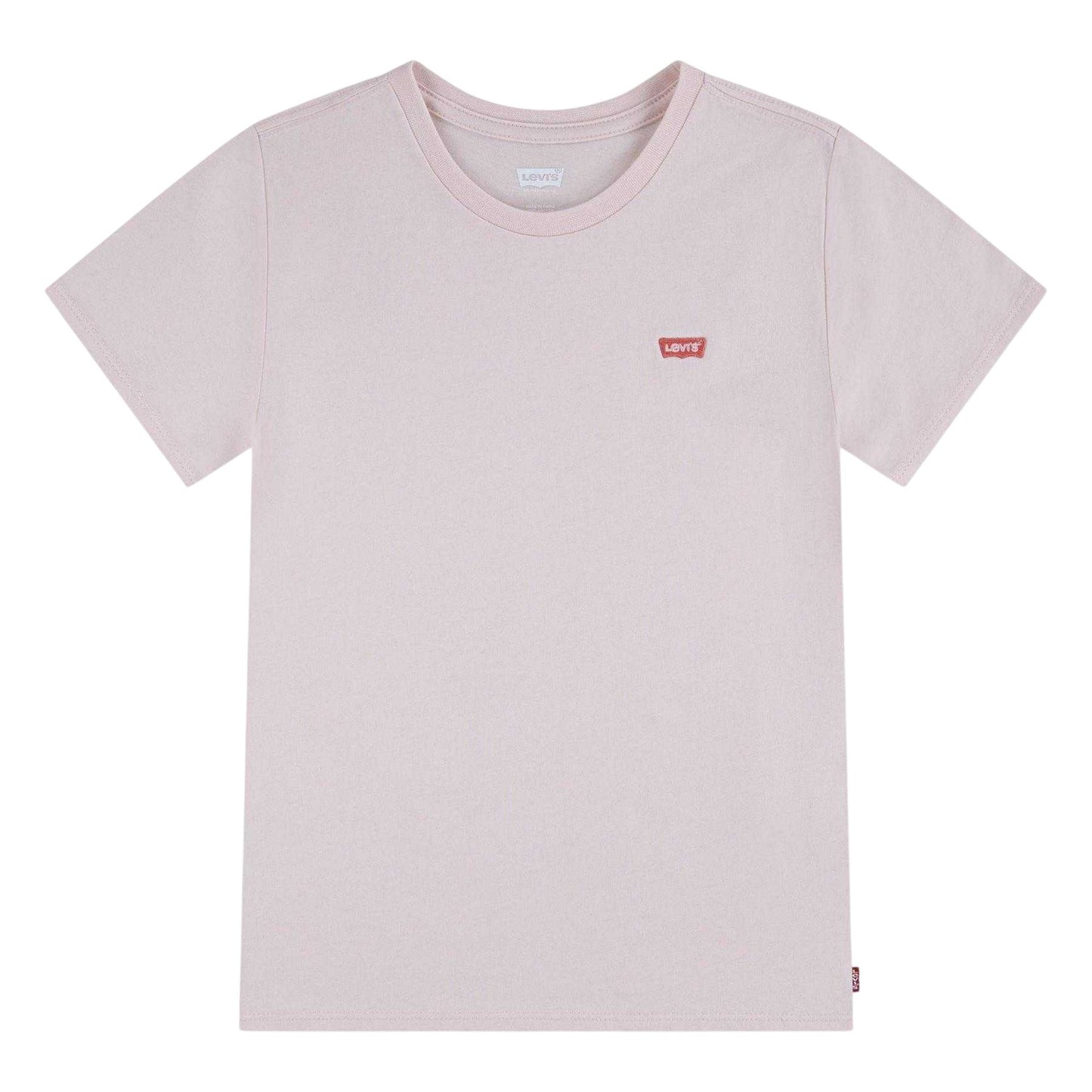 Pink - Front - Levis Childrens-Kids Logo T-Shirt