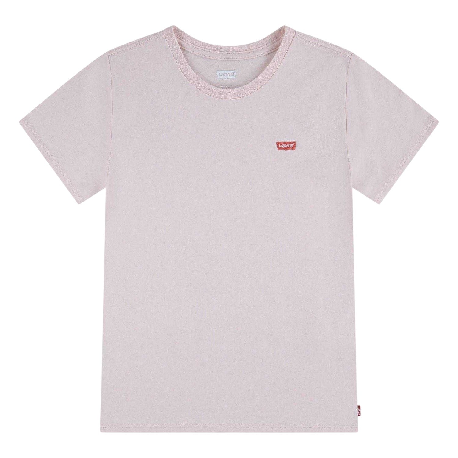 Pink - Front - Levis Childrens-Kids Logo T-Shirt