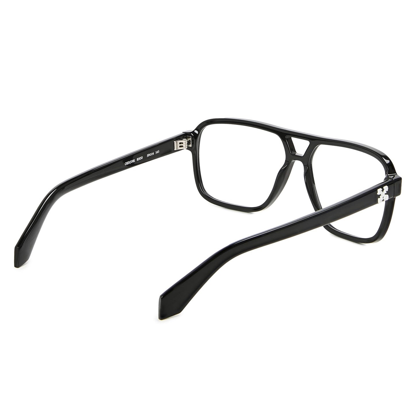 Black - Back - Off White Mens Style 81 l Logo Sunglasses