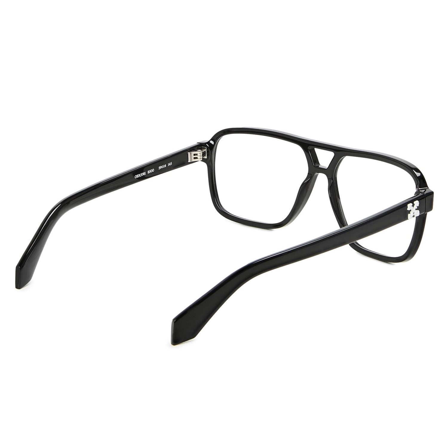 Black - Back - Off White Mens Style 81 l Logo Sunglasses