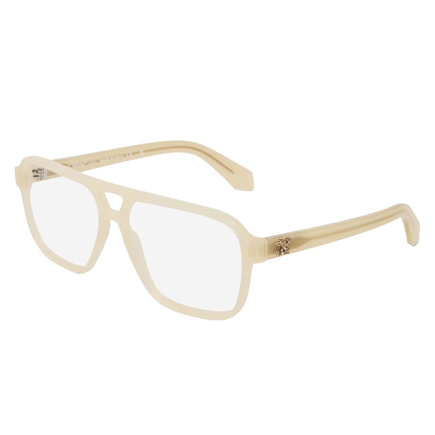 Light Camel - Front - Off White Mens Style 81 l Logo Sunglasses