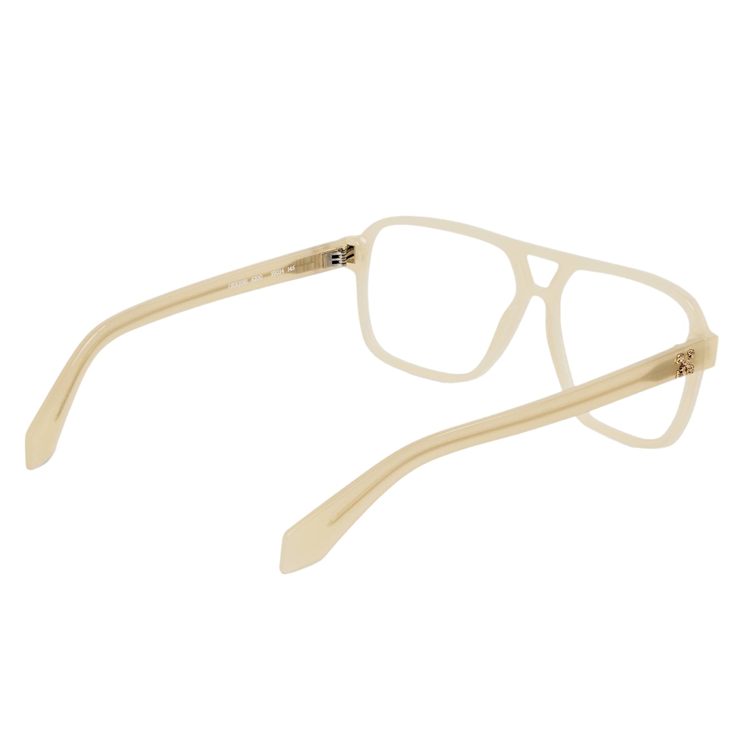 Light Camel - Back - Off White Mens Style 81 l Logo Sunglasses