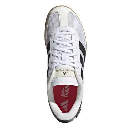 White-Black-Red - Lifestyle - Adidas Mens Spezial 3 Stripes Cordura Trainers