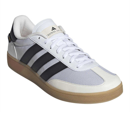 White-Black-Red - Pack Shot - Adidas Mens Spezial 3 Stripes Cordura Trainers