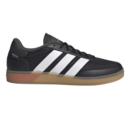 Black-White-Red - Front - Adidas Mens Spezial 3 Stripes Cordura Trainers