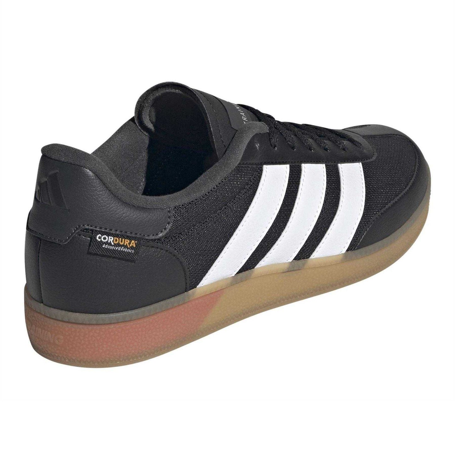Black-White-Red - Back - Adidas Mens Spezial 3 Stripes Cordura Trainers