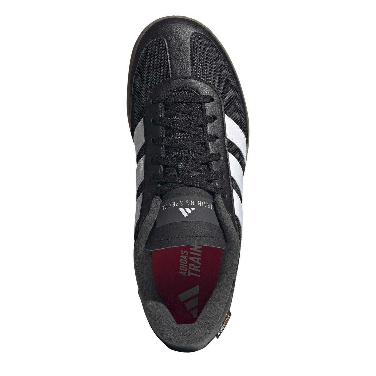 Black-White-Red - Lifestyle - Adidas Mens Spezial 3 Stripes Cordura Trainers