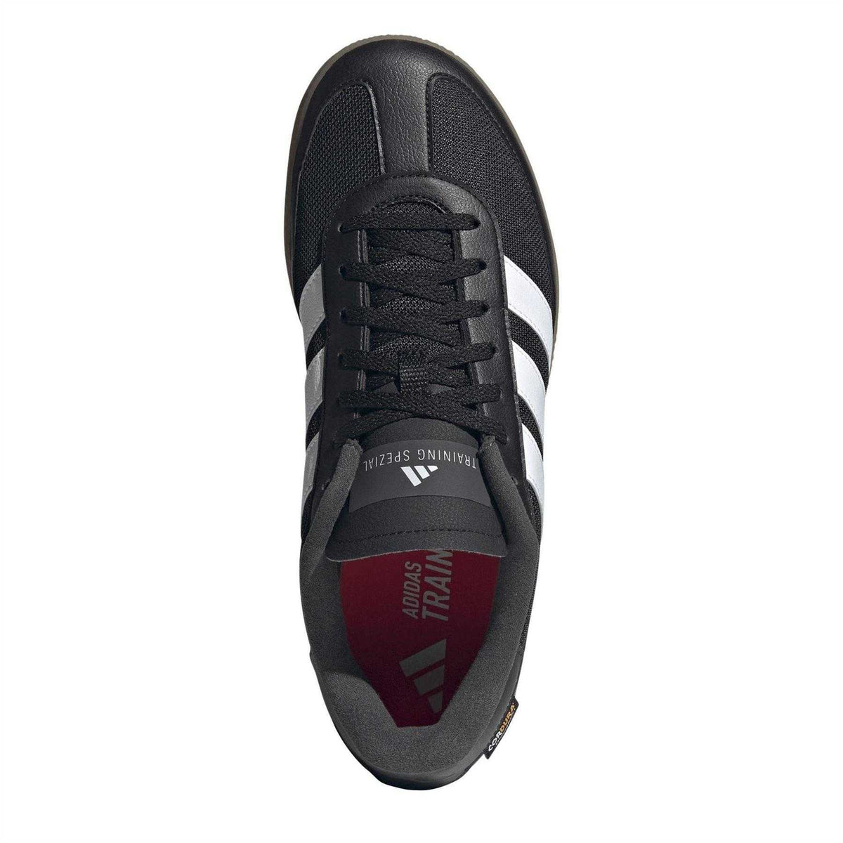 Black-White-Red - Lifestyle - Adidas Mens Spezial 3 Stripes Cordura Trainers