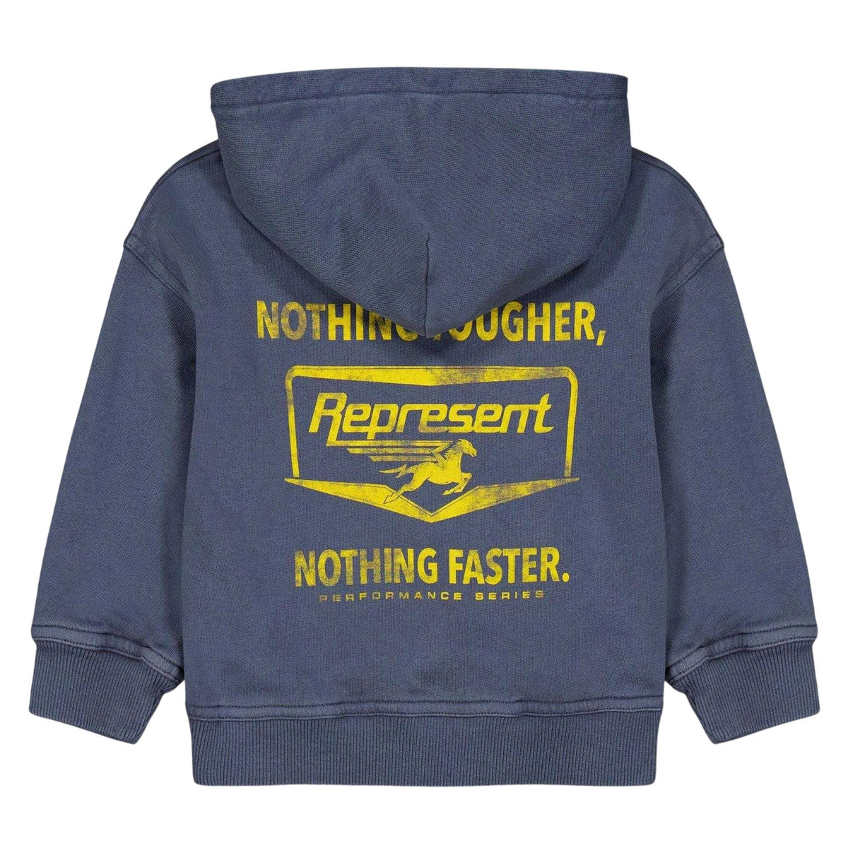 Indigo Blue - Back - Represent Childrens-Kids Graphic Print Hoodie