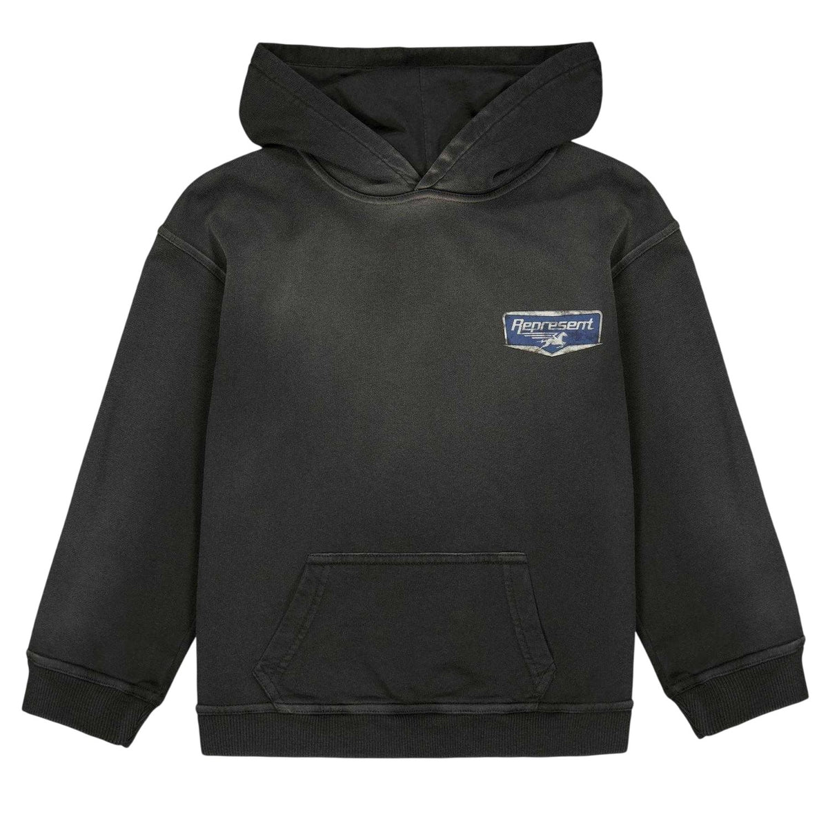 Black - Front - Represent Childrens-Kids Graphic Print Hoodie