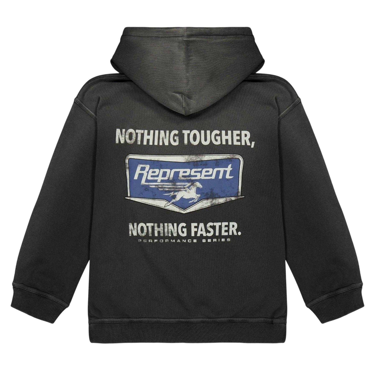 Black - Back - Represent Childrens-Kids Graphic Print Hoodie