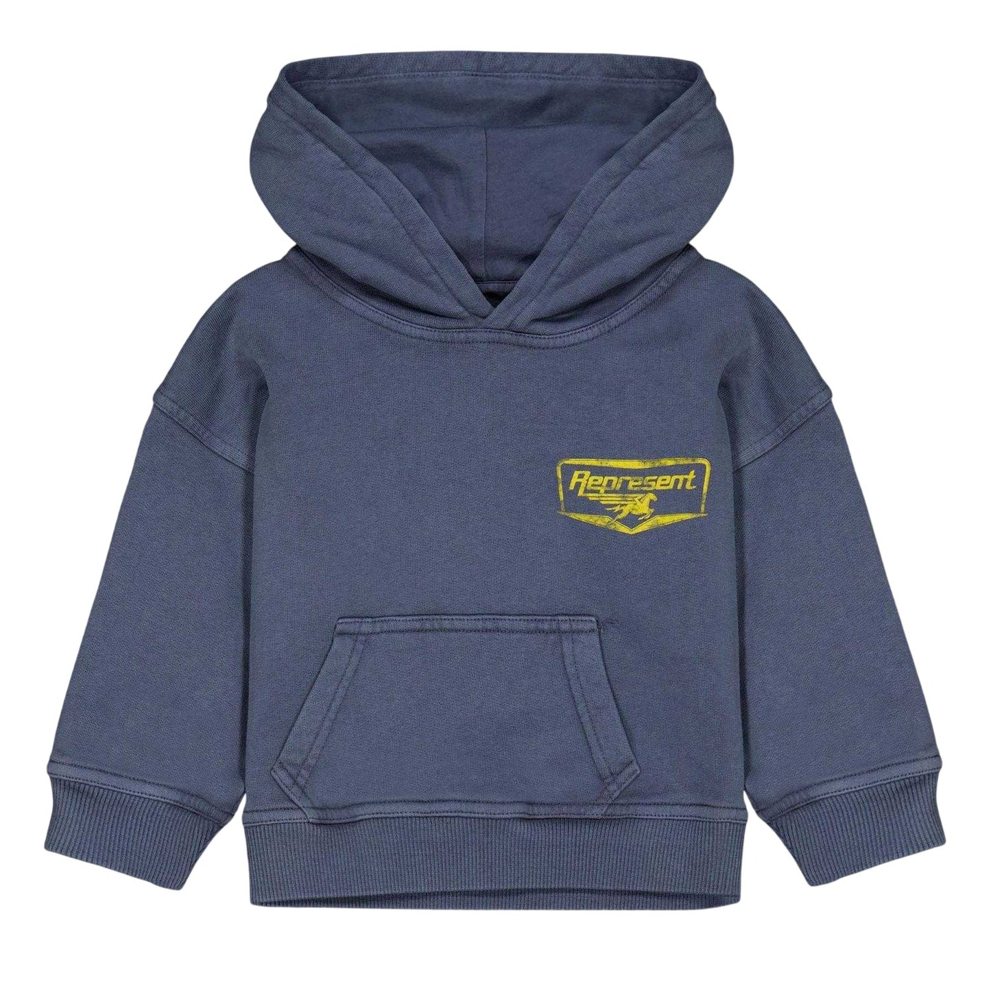 Indigo Blue - Front - Represent Childrens-Kids Graphic Print Hoodie