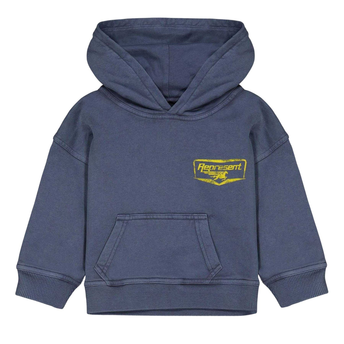 Indigo Blue - Front - Represent Childrens-Kids Graphic Print Hoodie