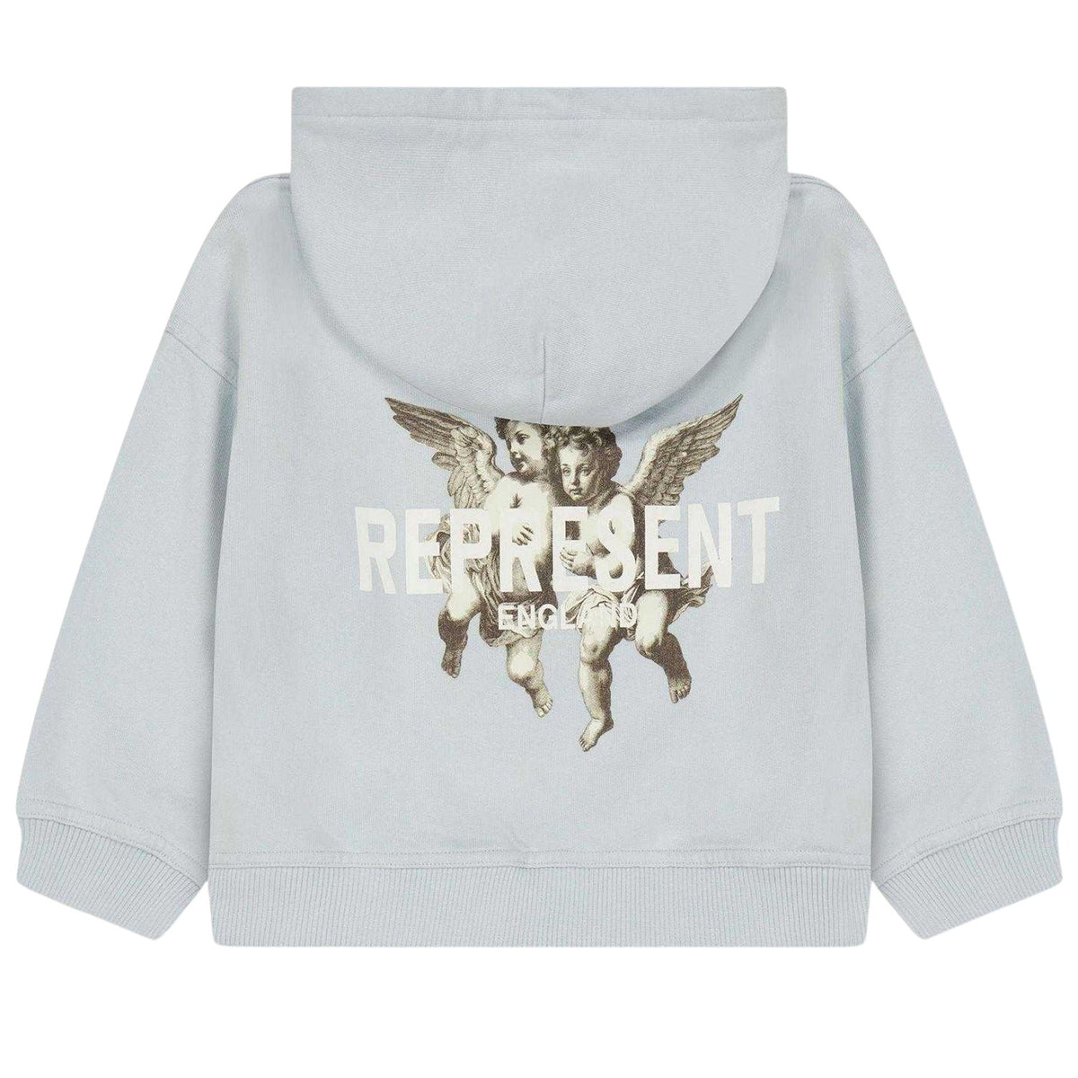 Cloud Blue - Back - Represent Childrens-Kids Cherub Relaxed Fit Hoodie