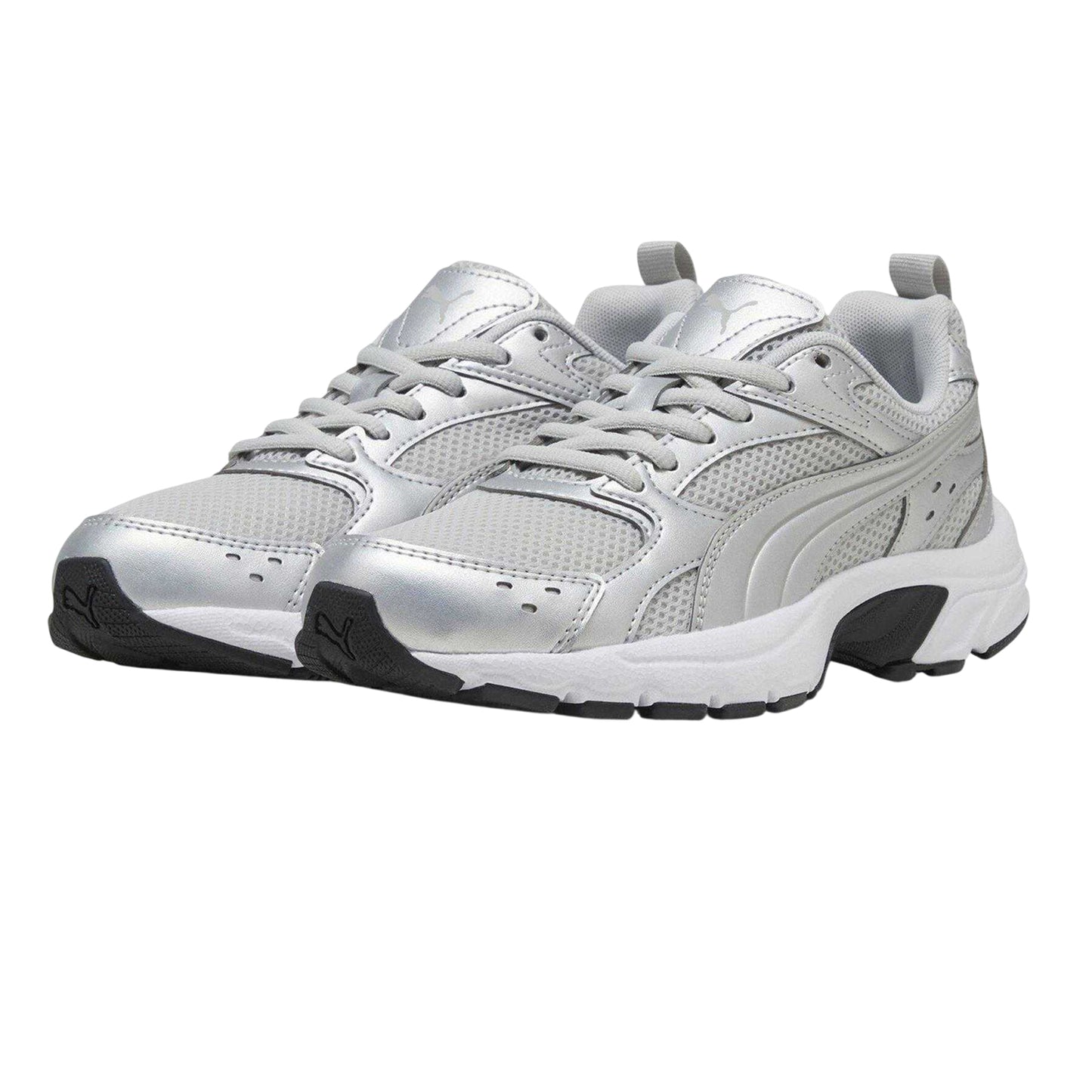Grey-Silver - Lifestyle - Puma Childrens-Kids Milenio Tech Trainers