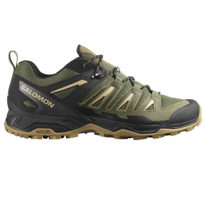 Lichen-Black - Front - Salomon Mens X Ultra Prime 2 Flat Hiking Shoes