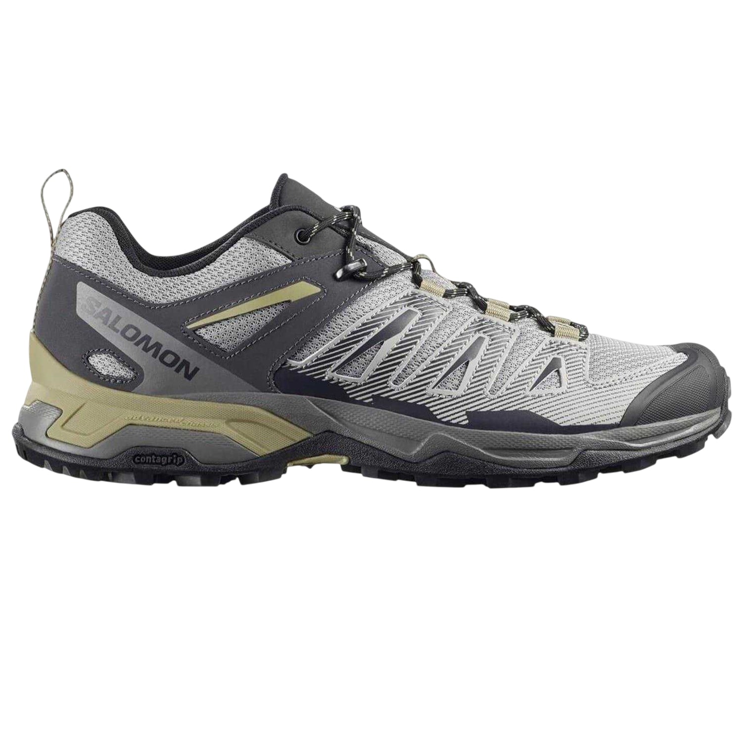 Alloy - Front - Salomon Mens X Ultra Prime 2 Flat Hiking Shoes