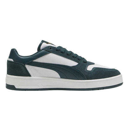 Puma White-Green - Front - Puma Womens-Ladies Court Classic Trainers