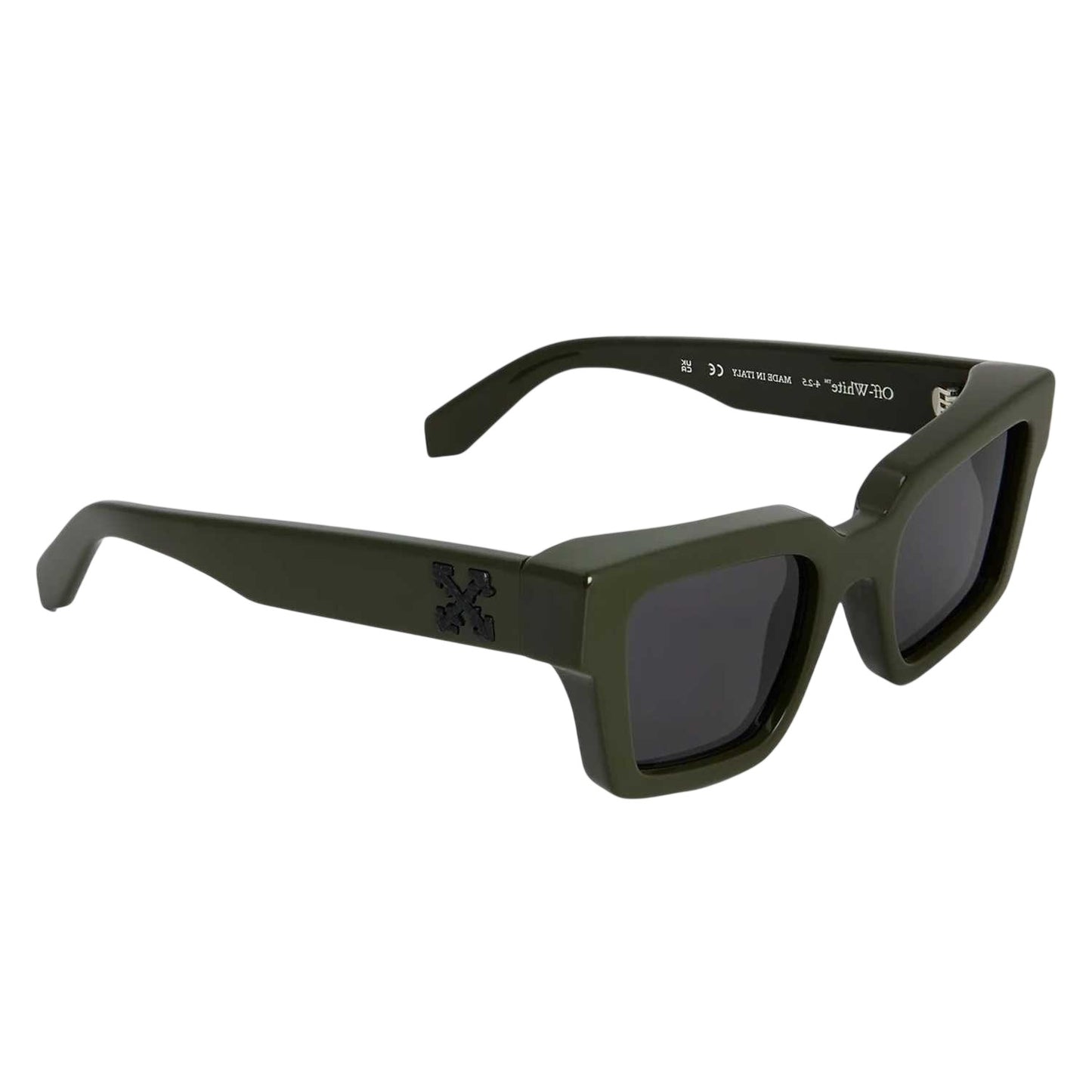 Military Green - Back - Off White Mens Richardson Rectangular Sunglasses