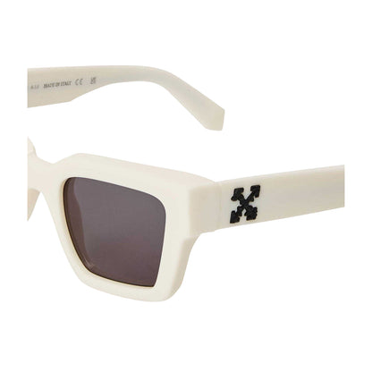 White-Dark Grey - Side - Off White Mens Richardson Rectangular Sunglasses