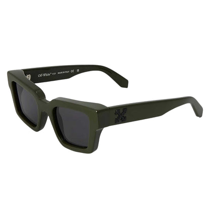 Military Green - Front - Off White Mens Richardson Rectangular Sunglasses