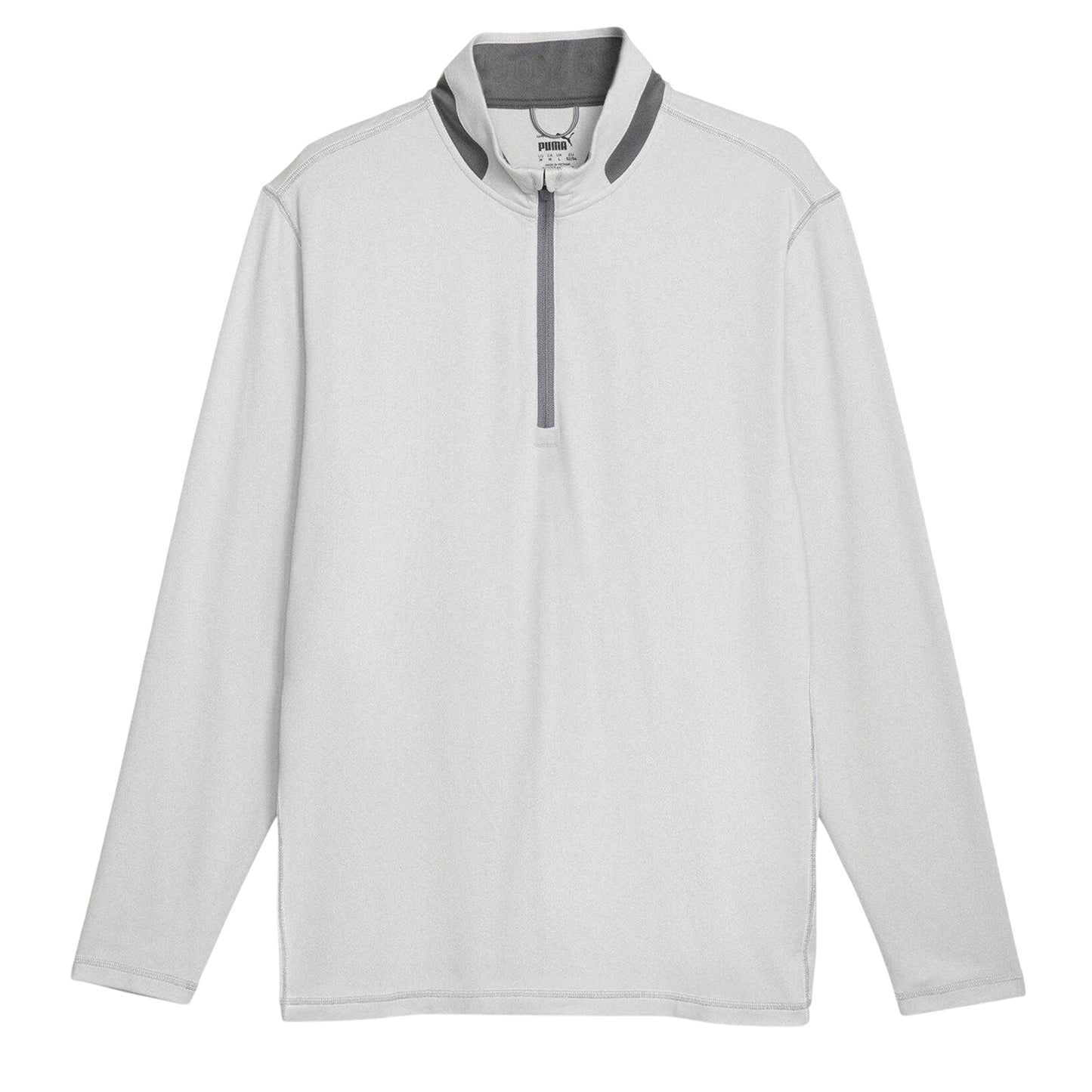 Slate - Front - Puma Mens Quarter Zip Jumper