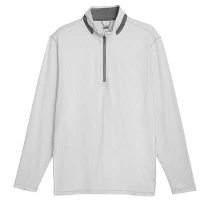 Slate - Front - Puma Mens Quarter Zip Jumper